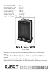 EUROM Safe-t-Heater 2000 Manuel D'utilisation