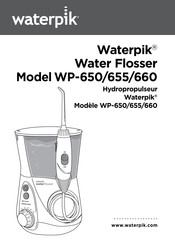 Waterpik WATERFLOSSER WP-655 Mode D'emploi