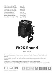 EUROM EK2K Round Manuel D'utilisation