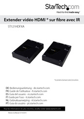 StarTech ST121HDFXA Guide De L'utilisateur