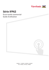 ViewSonic IFP62 Serie Guide D'utilisation