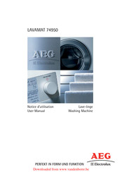 Electrolux AEG LAVAMAT 74950 Notice D'utilisation