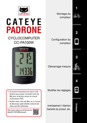 Cateye PARDRONE CC-PA100W Mode D'emploi