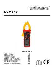 Velleman DCM140 Mode D'emploi