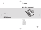Bosch GKS 130 Professional Notice Originale