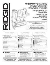 RIDGID R09891 Manuel D'utilisation