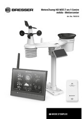 Bresser MeteoChamp HD WIFI 7-en-1 Centre Mode D'emploi