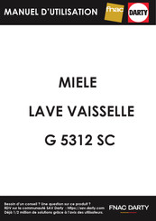 Miele G 5312 Mode D'emploi