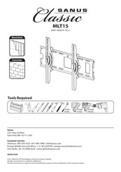 Sanus Classic MLT15 Instructions De Montage