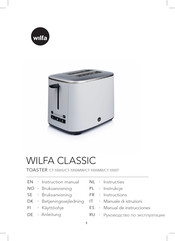 Wilfa Classic CT-1000S Manuel D'instructions