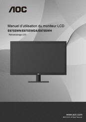 AOC E975SWDA Manuel D'utilisation