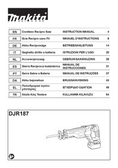 Makita DJR187 Manuel D'instructions