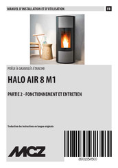 MCZ HALO AIR 8 M1 Manuel D'installation Et D'utilisation