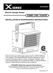 GHP Group X Série Instructions D'installation Et D'entretien