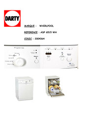 Whirlpool ADP 6515 Guide De Consultation Rapide