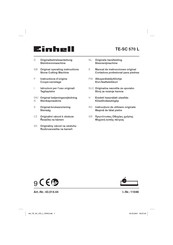 EINHELL TE-SC 570 L Instructions D'origine