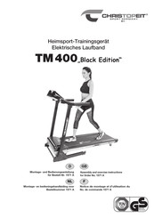 Christopeit Sport TM 400 Black Edition Notice De Montage Et D'utilisation
