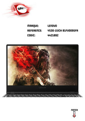 Lenovo Legion Y530-15ICH Guide De L'utilisateur