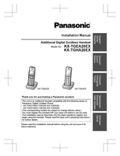 Panasonic KX-TGHA20EX Manuel D'installation