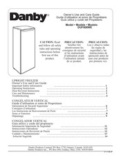 Danby DUF808WE Guide D'utilisation Et Soins De Propriètaire