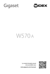 Gigaset Widex W570 A Mode D'emploi