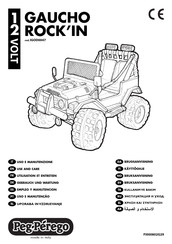 Peg-Perego GAUCHO ROCK'IN Utilisation Et Entretien