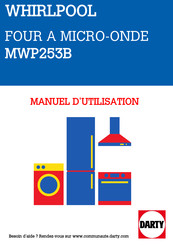Whirlpool MWP253B Mode D'emploi