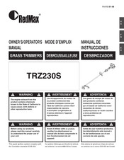 RedMax TRZ230S Mode D'emploi