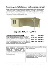 Palmako FR28-7030-1 Assemblage, Manuel De Montage Et D'entretien