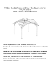 Sunjoy A102010101 Instructions De Montage