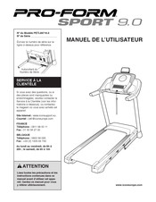 Pro-Form PETL99716.0 Manuel De L'utilisateur