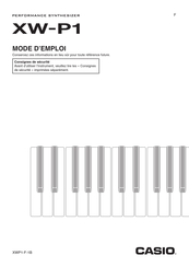 Casio XW-P1 Mode D'emploi