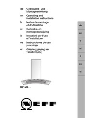 NEFF D91M5 Série Notice De Montage Et D'utilisation