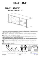 Diagone COUNTRY E77 Instructions D'installation