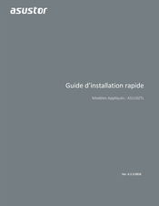 ASUSTOR AS1102TL Guide D'installation Rapide