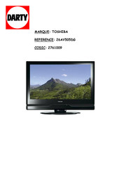 Toshiba 26AV505DG Mode D'emploi