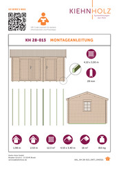 Kiehn-Holz Lahja KH 28-013 Instructions De Montage