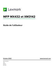 Lexmark MX432 Guide De L'utilisateur