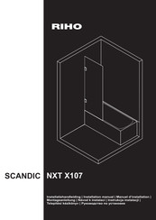 RIHO SCANDIC NXT X107 Manuel D'installation