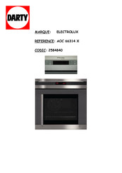 Electrolux ARTHUR MARTIN AOC 66314 X Notice D'utilisation