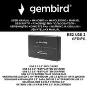 Gembird EE2-U3S-2 Serie Manuel