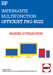 HP OfficeJet Pro 8020 Série Guide De L'utilisateur