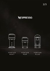 Nespresso VERTUO POP XN9201 Mode D'emploi