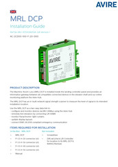 AVIRE MRL DCP Guide D'installation