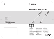 Bosch GFR 18V-23 Notice Originale