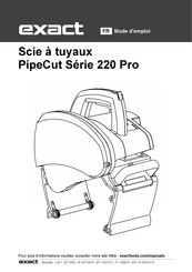 eXact PipeCut Serie Mode D'emploi