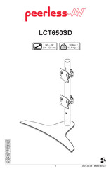 peerless-AV LCT650SD Instructions De Montage