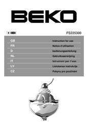 Beko FS225300 Notice D'utilisation