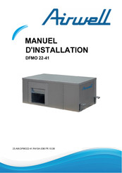Airwell DFMO 22-41 Manuel D'installation