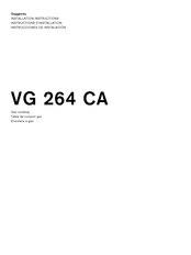 Gaggenau VG 264 CA Instructions D'installation